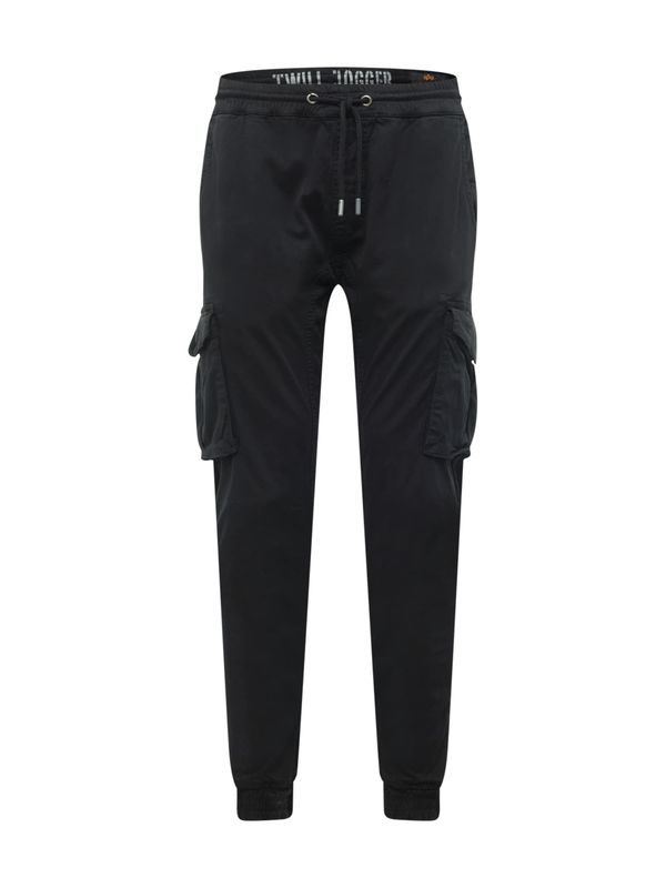 Alpha Industries ALPHA INDUSTRIES Cargo hlače  crna
