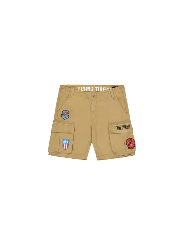 ALPHA INDUSTRIES ALPHA INDUSTRIES Cargo hlače 'Flying Tigers'  bež / plava / crvena / bijela