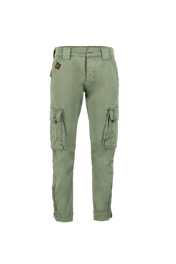 ALPHA INDUSTRIES ALPHA INDUSTRIES Cargo hlače  zelena