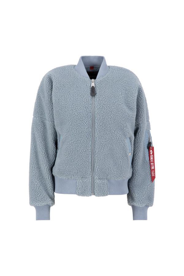 ALPHA INDUSTRIES ALPHA INDUSTRIES Flis jakna 'MA-1 VF'  golublje plava