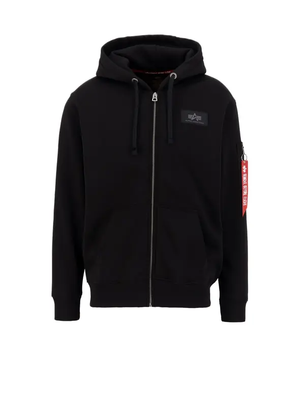 ALPHA INDUSTRIES ALPHA INDUSTRIES Gornji dio trenirke  crvena / crna