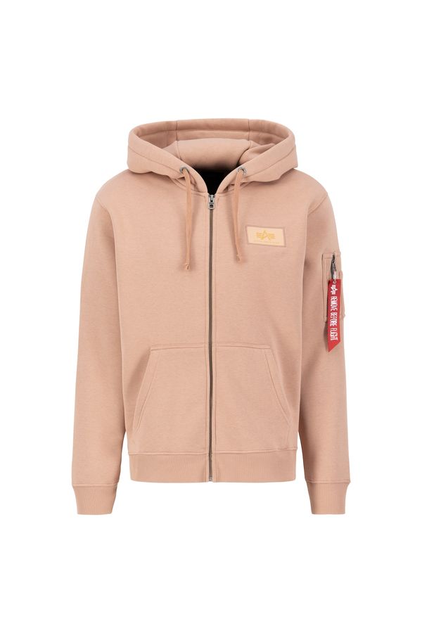 ALPHA INDUSTRIES ALPHA INDUSTRIES Gornji dio trenirke  pastelno narančasta / krvavo crvena / bijela