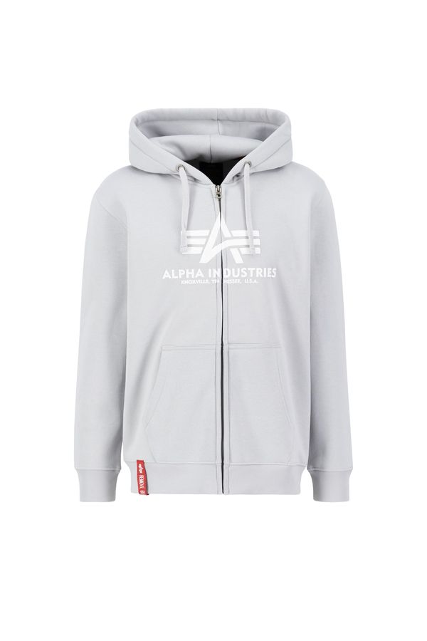 ALPHA INDUSTRIES ALPHA INDUSTRIES Gornji dio trenirke  siva / bijela