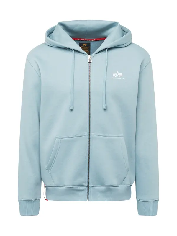 ALPHA INDUSTRIES ALPHA INDUSTRIES Gornji dio trenirke  svijetloplava