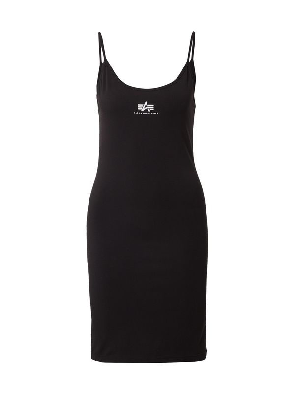 ALPHA INDUSTRIES ALPHA INDUSTRIES Haljina  crna / bijela