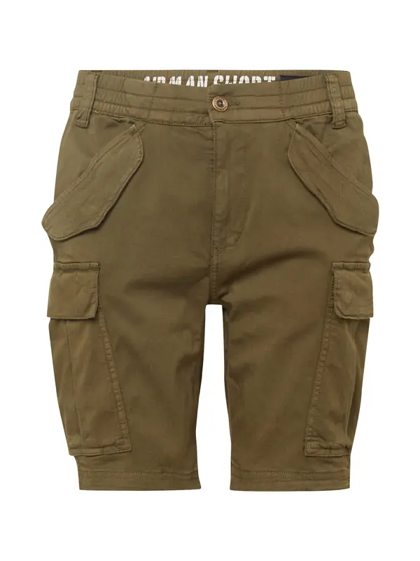 ALPHA INDUSTRIES ALPHA INDUSTRIES Hlače 'Airman'  maslinasta