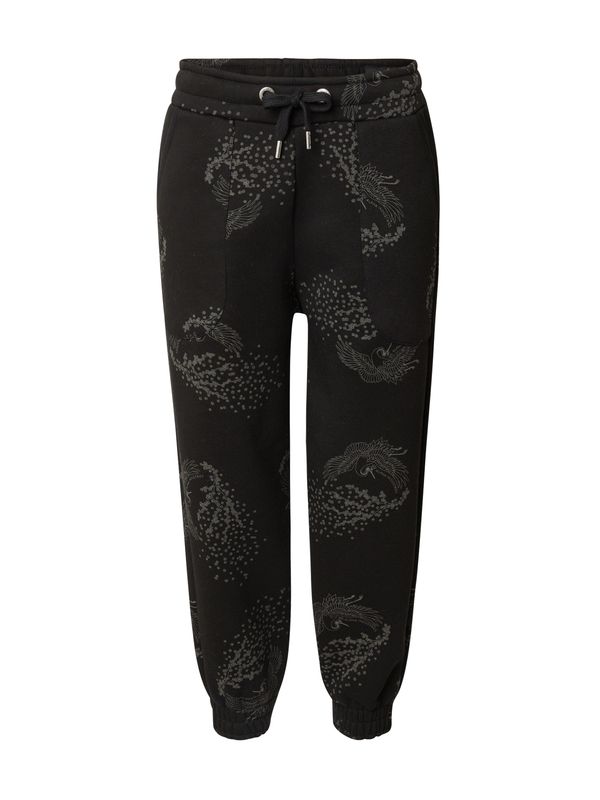 ALPHA INDUSTRIES ALPHA INDUSTRIES Hlače 'Crane'  siva / crna