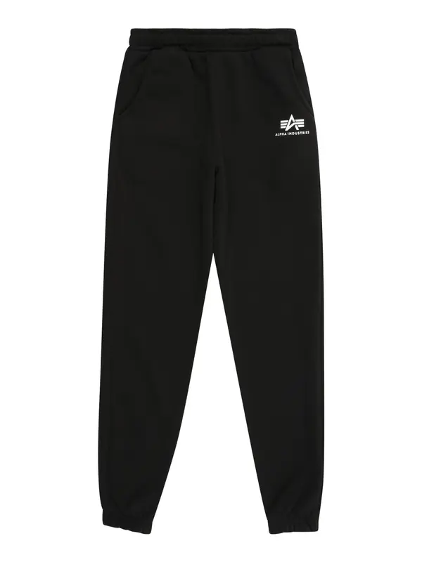 Alpha Industries ALPHA INDUSTRIES Hlače  crna / bijela