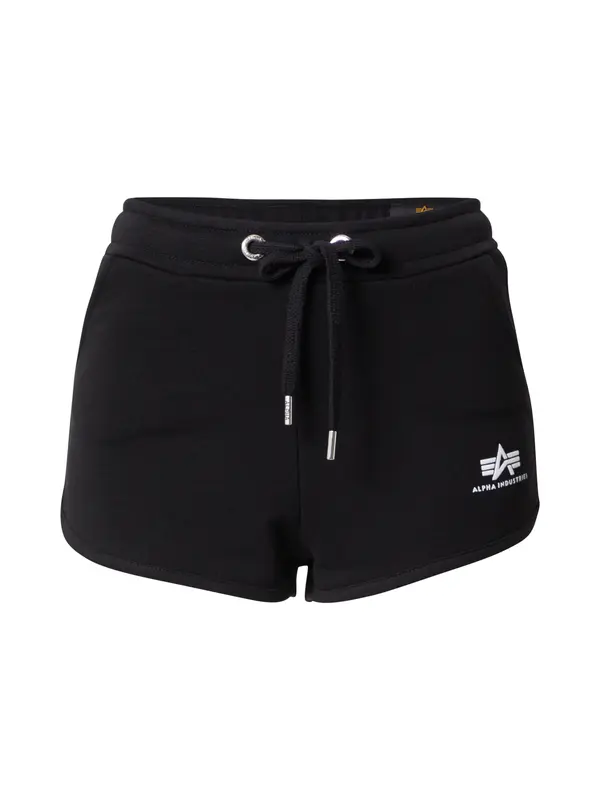 ALPHA INDUSTRIES ALPHA INDUSTRIES Hlače  crna / bijela