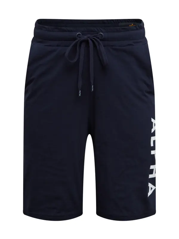 ALPHA INDUSTRIES ALPHA INDUSTRIES Hlače  mornarsko plava / bijela