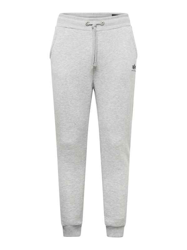 ALPHA INDUSTRIES ALPHA INDUSTRIES Hlače  siva / crna