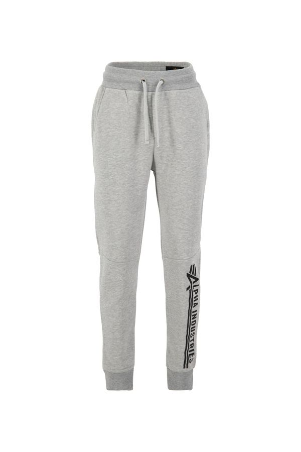 ALPHA INDUSTRIES ALPHA INDUSTRIES Hlače  siva / crna