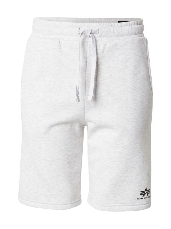 ALPHA INDUSTRIES ALPHA INDUSTRIES Hlače  siva melange / crna