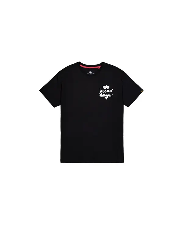 Alpha Industries ALPHA INDUSTRIES Majica 'Aloha'  crna / bijela