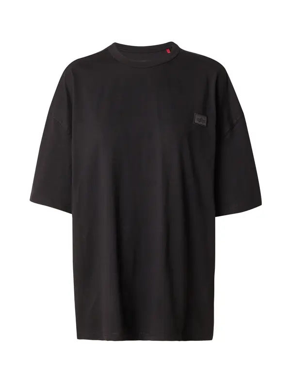 ALPHA INDUSTRIES ALPHA INDUSTRIES Majica 'Alpha Essentials'  crna