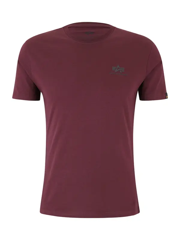 ALPHA INDUSTRIES ALPHA INDUSTRIES Majica  antracit siva / boja vina