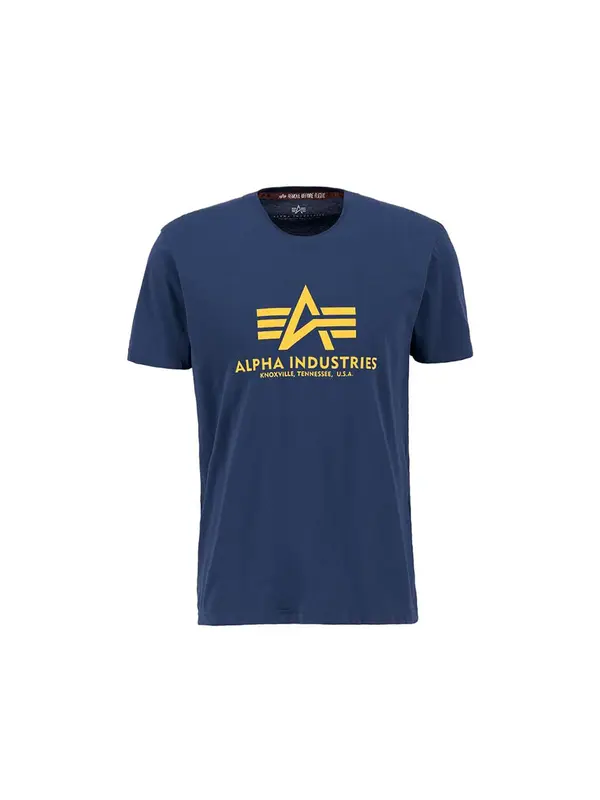 Alpha Industries ALPHA INDUSTRIES Majica 'Basic'  mornarsko plava