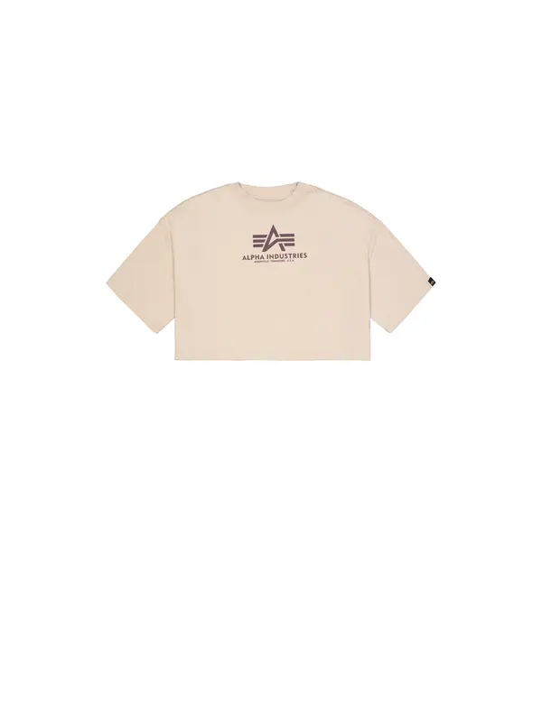 Alpha Industries ALPHA INDUSTRIES Majica  bež / tamno ljubičasta
