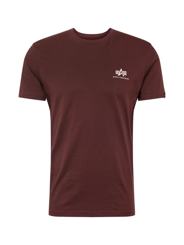 ALPHA INDUSTRIES ALPHA INDUSTRIES Majica  boja vina / bijela