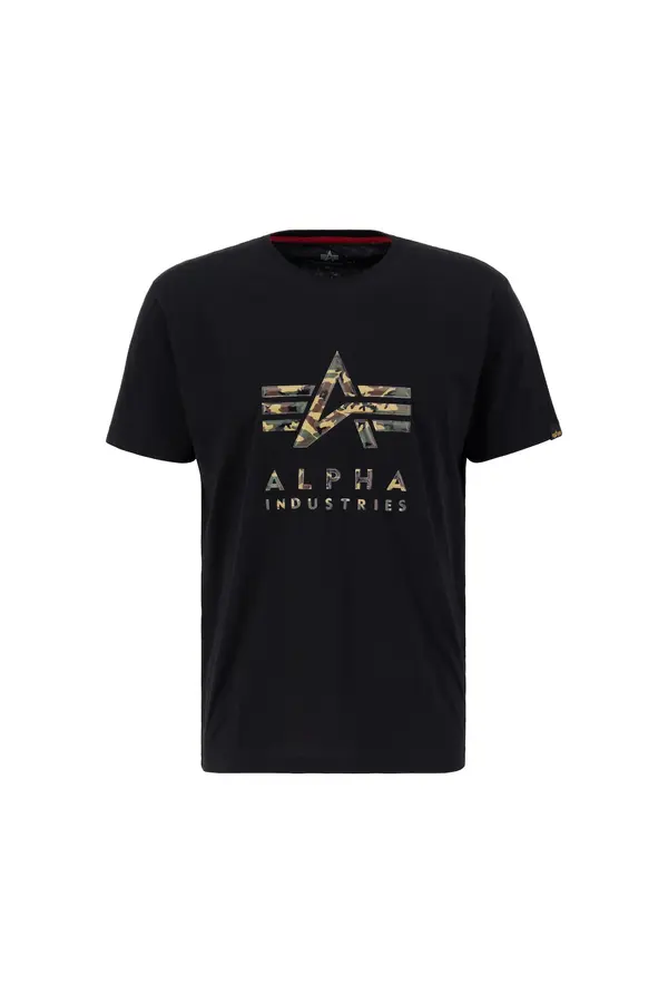 Alpha Industries ALPHA INDUSTRIES Majica 'Camo PP T'  smeđa / kaki / zelena melange / crna
