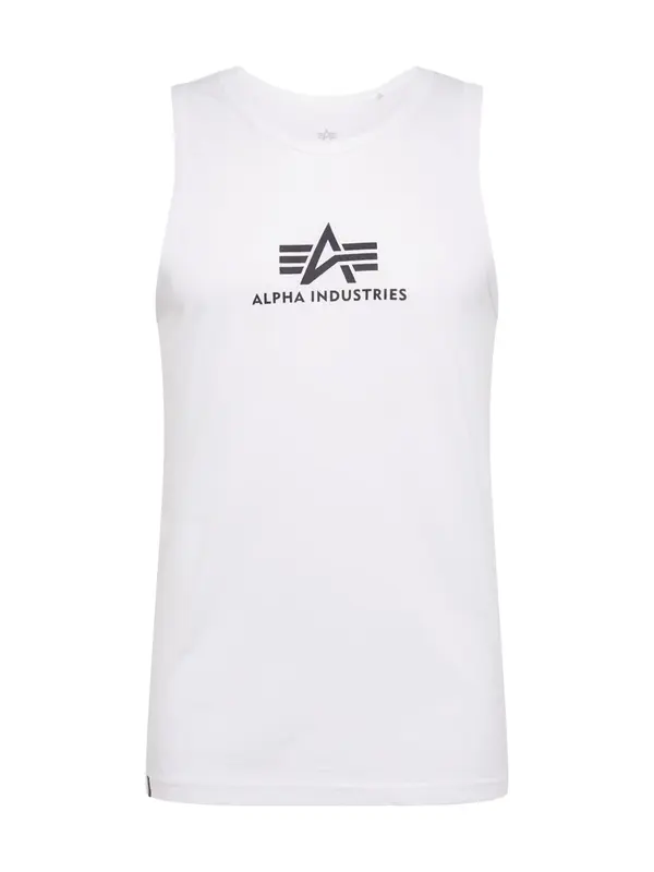 ALPHA INDUSTRIES ALPHA INDUSTRIES Majica  crna / bijela