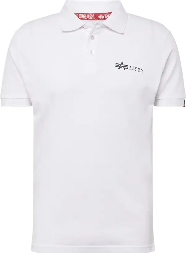 Alpha Industries ALPHA INDUSTRIES Majica  crna / bijela