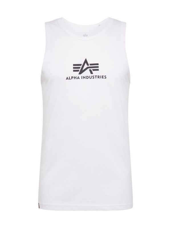 ALPHA INDUSTRIES ALPHA INDUSTRIES Majica  crna / bijela
