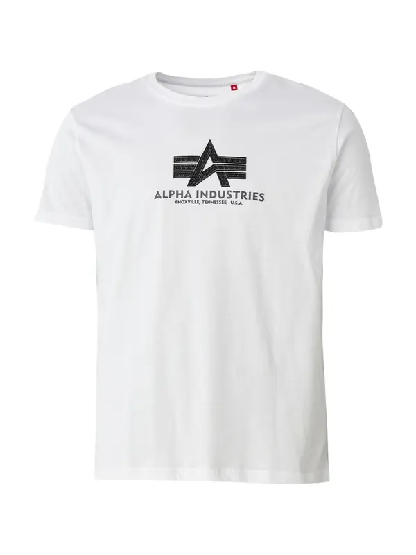 ALPHA INDUSTRIES ALPHA INDUSTRIES Majica  crna / bijela