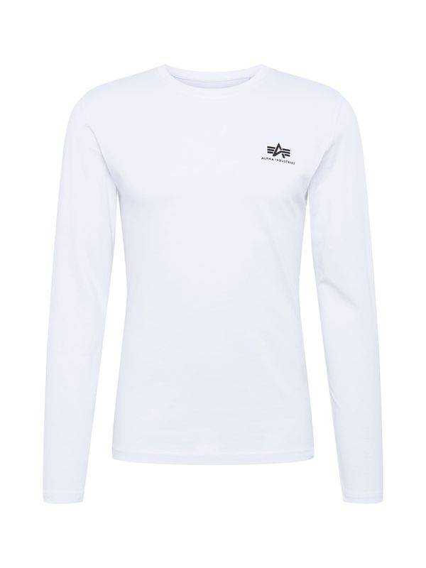 ALPHA INDUSTRIES ALPHA INDUSTRIES Majica  crna / bijela