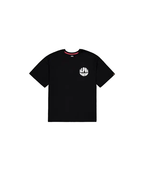 ALPHA INDUSTRIES ALPHA INDUSTRIES Majica  crna / bijela