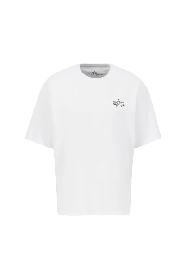 ALPHA INDUSTRIES ALPHA INDUSTRIES Majica  crvena / crna / bijela