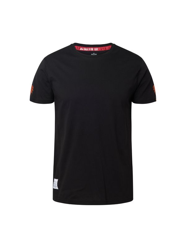 ALPHA INDUSTRIES ALPHA INDUSTRIES Majica 'Dragon'  plava / ljubičasta / narančasta / crna