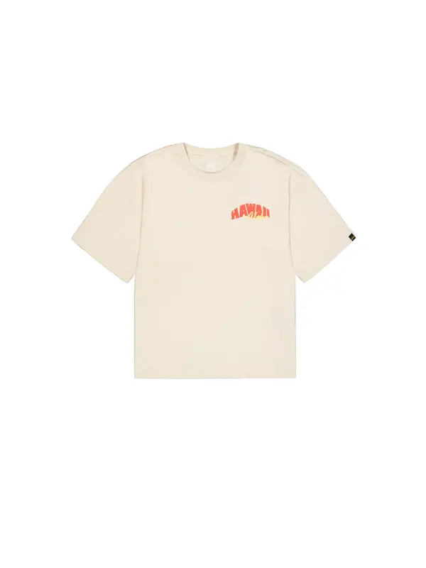 Alpha Industries ALPHA INDUSTRIES Majica 'Hawaii Aloha'  svijetloplava / smeđa / narančasta / bijela