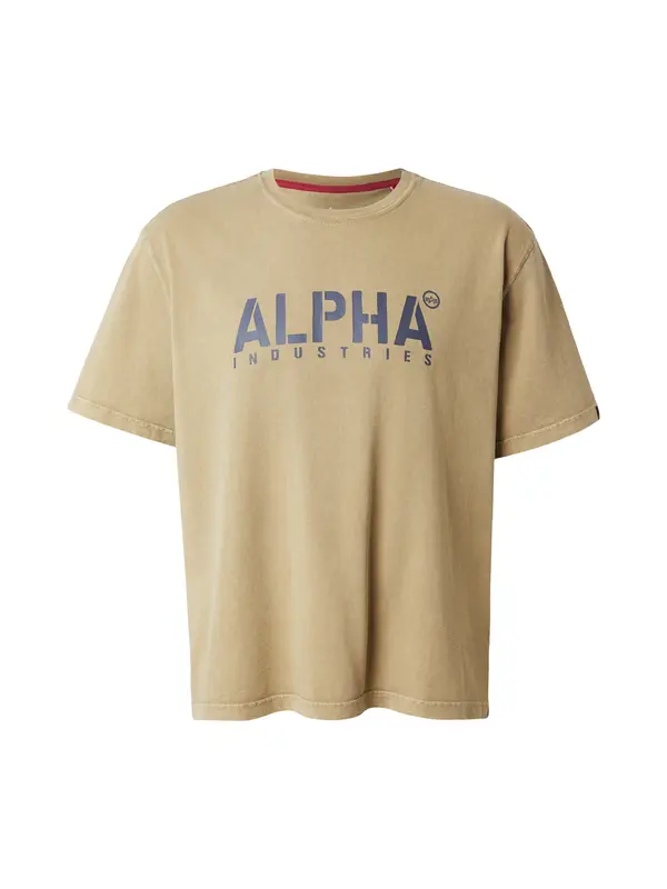 ALPHA INDUSTRIES ALPHA INDUSTRIES Majica  kameno siva / kaki