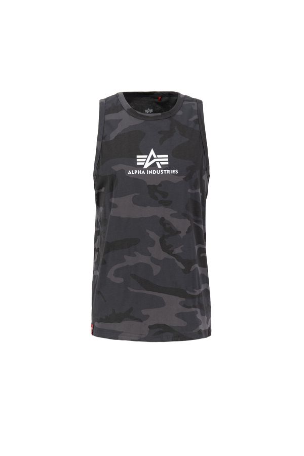 ALPHA INDUSTRIES ALPHA INDUSTRIES Majica  kameno siva / tamo siva / crna / bijela