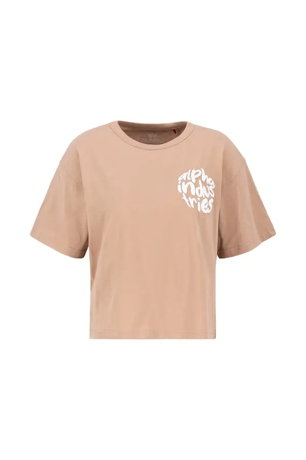 Alpha Industries ALPHA INDUSTRIES Majica  koraljna / bijela