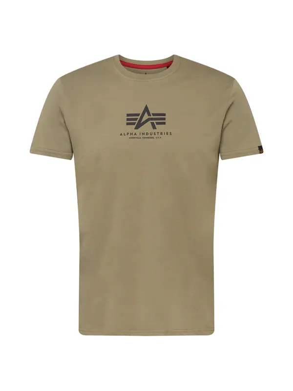 Alpha Industries ALPHA INDUSTRIES Majica  maslinasta / crna