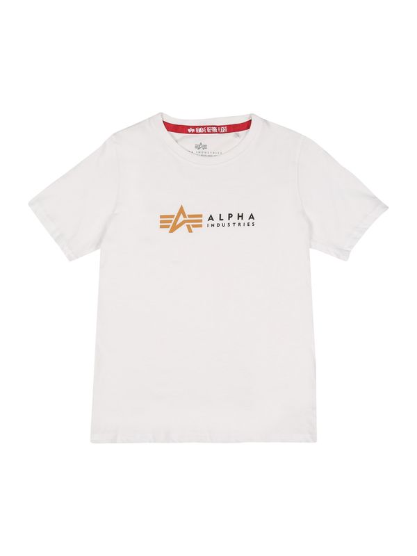 ALPHA INDUSTRIES ALPHA INDUSTRIES Majica  med / crna / bijela