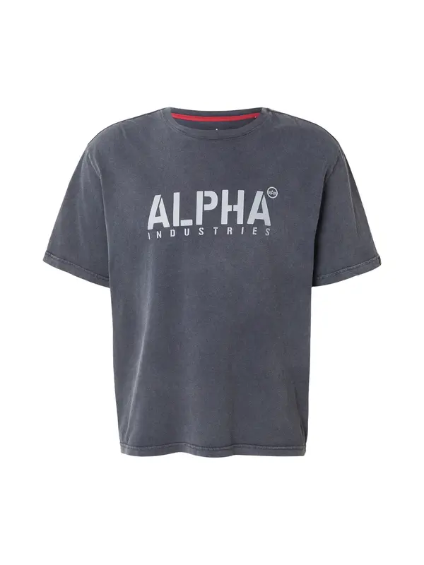 ALPHA INDUSTRIES ALPHA INDUSTRIES Majica  mornarsko plava / svijetlosiva