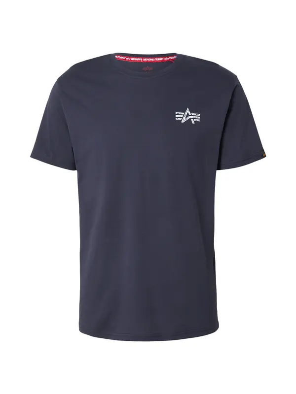 ALPHA INDUSTRIES ALPHA INDUSTRIES Majica  morsko plava / crvena / bijela