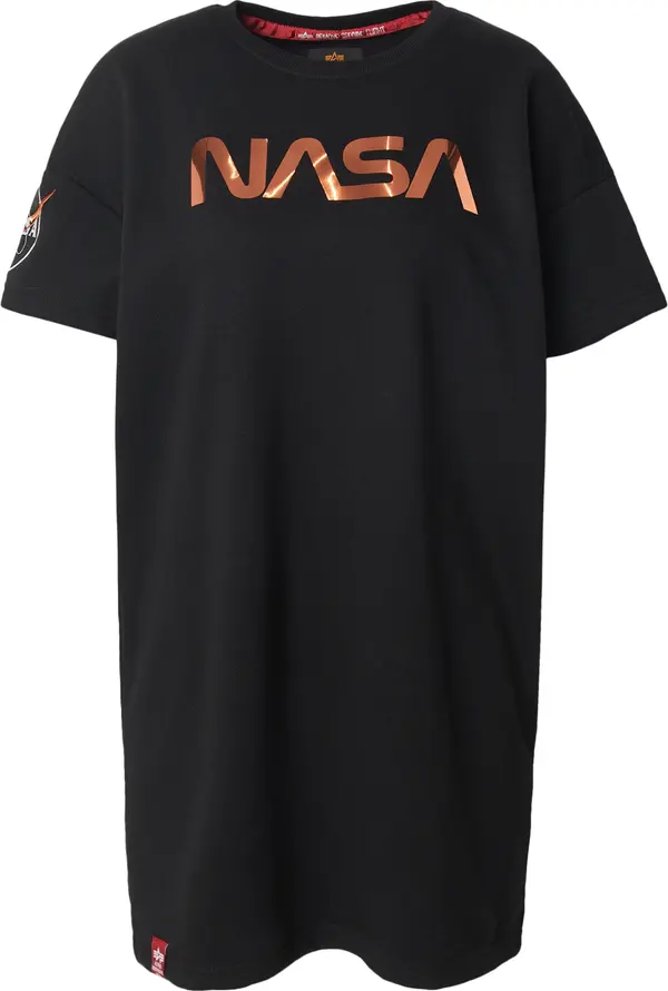Alpha Industries ALPHA INDUSTRIES Majica 'NASA'  zlatna / narančasta / crna / bijela