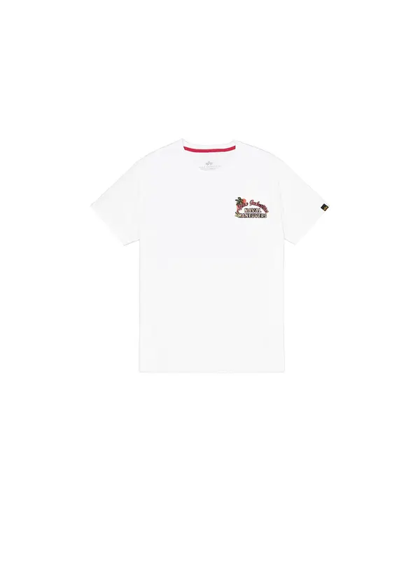 ALPHA INDUSTRIES ALPHA INDUSTRIES Majica 'Naval'  nude / svijetloplava / žuta / bijela