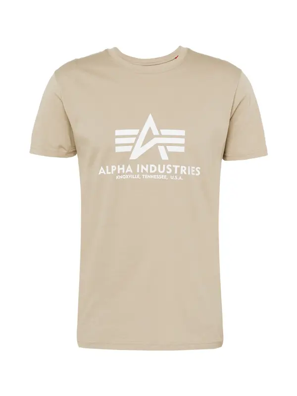 Alpha Industries ALPHA INDUSTRIES Majica  pijesak / bijela