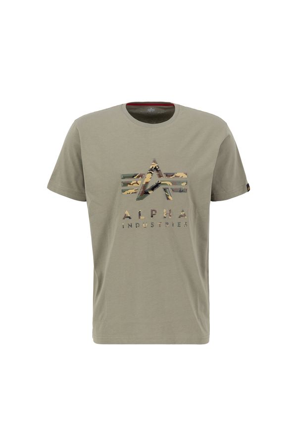 Alpha Industries ALPHA INDUSTRIES Majica  pijesak / smeđa / kaki / maslinasta