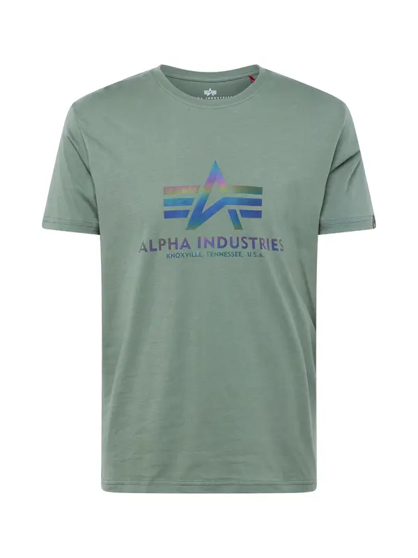 ALPHA INDUSTRIES ALPHA INDUSTRIES Majica  plava / kaki / ljubičasta / crvena