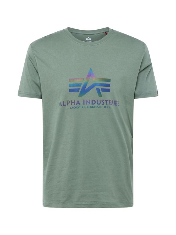 ALPHA INDUSTRIES ALPHA INDUSTRIES Majica  plava / kaki / ljubičasta / crvena