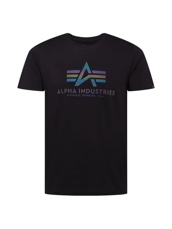 ALPHA INDUSTRIES ALPHA INDUSTRIES Majica  plava / zelena / tamno ljubičasta / narančasta / crna