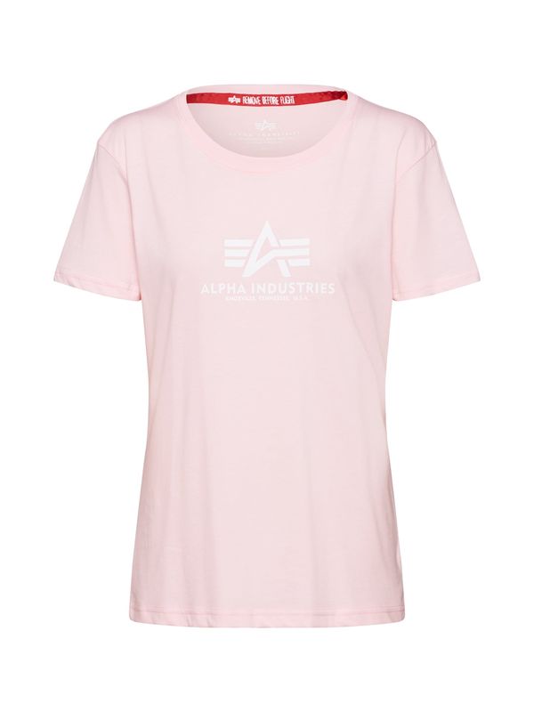 ALPHA INDUSTRIES ALPHA INDUSTRIES Majica  roza / bijela