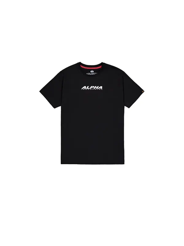 ALPHA INDUSTRIES ALPHA INDUSTRIES Majica 'Rubber'  crna