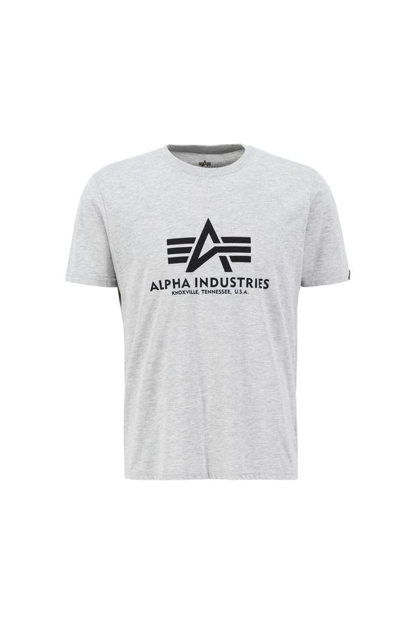 Alpha Industries ALPHA INDUSTRIES Majica  siva melange / crna